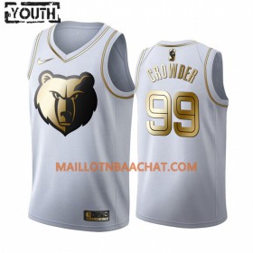 Maillot NBA Memphis Grizzlies Jae Crowder 99 Nike 2019-20 Blanc Golden Edition Swingman - Enfant